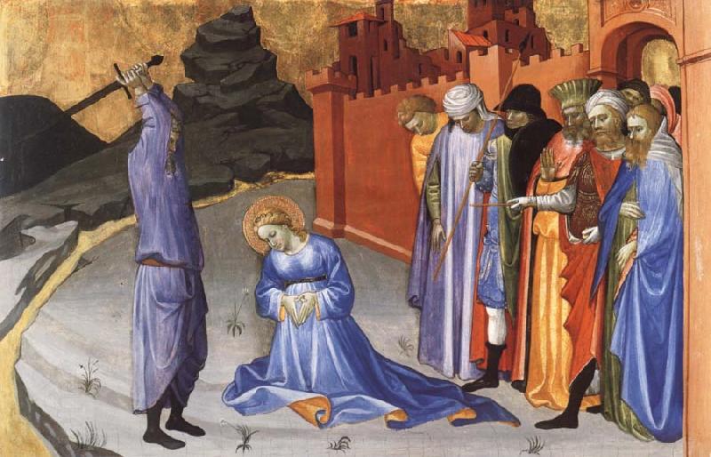 Gherardo Starnina The Beheading of Saint Catherine oil painting picture